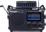 Kaito KA500 5-way Powered Emergency AM/FM/SW NOAA Weather Alert Radio with Solar,Dynamo Crank,Flashlight and Reading Lamp - Black