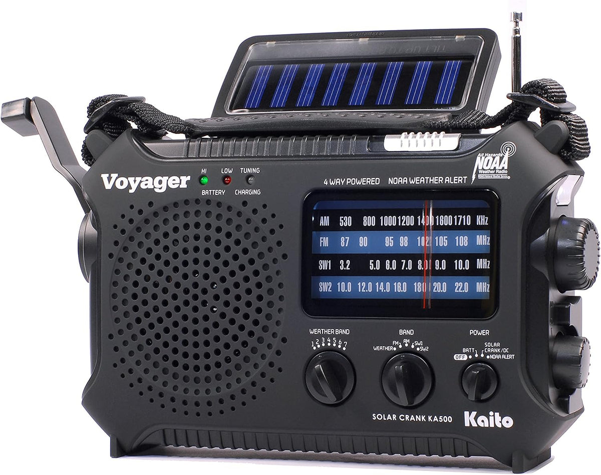 Kaito KA500 5way Powered Emergency AM/FM/SW NOAA Weather Alert Radio