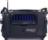 Kaito KA500 5-way Powered Emergency AM/FM/SW NOAA Weather Alert Radio with Solar,Dynamo Crank,Flashlight and Reading Lamp - Black