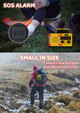 Kaito KA278 Emergency Weather Radio NOAA AM FM 4000mAh Power Bank Solar Crank, Yellow