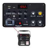 Hisonic HS468HL VHF Dual Channel Wireless PA system with MP3 Player, FM Radio, Black