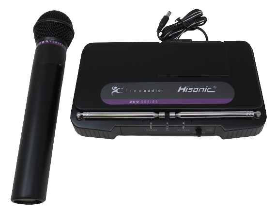 Hisonic ATW-R200 VHF Wireless Microphone System with Handheld Microphone