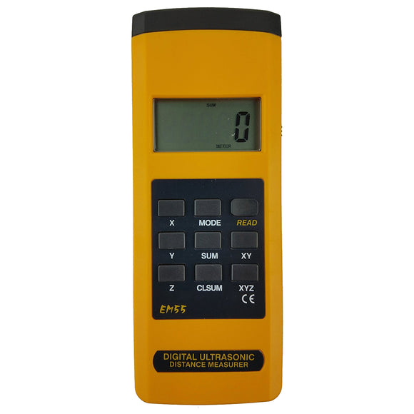 Sinometer EM55 Electronic Measuring Tape, Ultrasonic, 50'