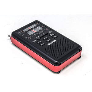 Degen DE36 Rechargeable AM FM Shortwave Radio & MP3 Player with Built-in Micro SD TF Card Reader