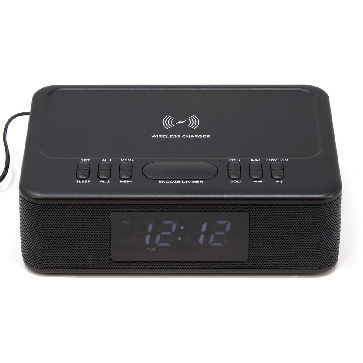 Kaito KA718 Voyager Home Bedside Alarm Clock Radio with Bluetooth Spea