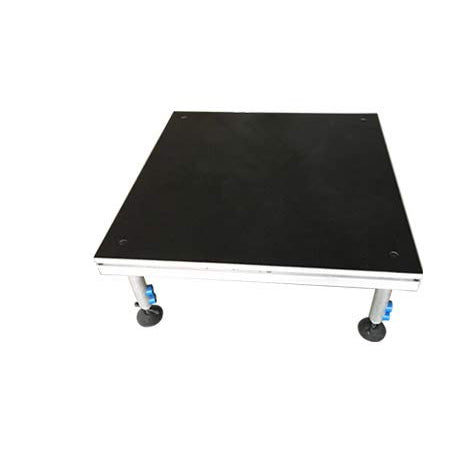 Hisonic PS02 4' X 4' Portable Stage Platform Modular System with Height Adjustable Riser (24