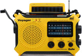 Kaito KA500 Voyager Solar Crank Emergency Weather Alert Radio with Adapter
