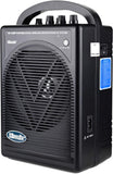 Hisonic HS122BT-LL Portable and Rechargeable PA System with Dual UHF Wireless Microphones & Bluetooth Connection