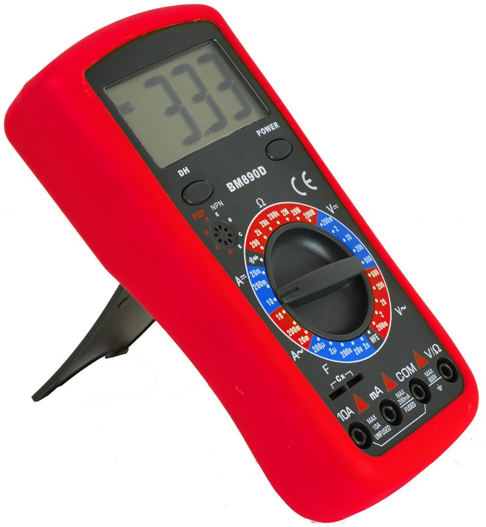 B&M BM890D AC/DC 10 Amp Digital Multimeter – Kaito Electronic Inc