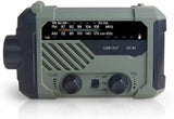 Kaito Emergency Radio XLN-290WB AM/FM NOAA Weather 5-Way Powered Solar Crank Radio Receiver with Siren, LED Flashlight, Reading Lamp & USB Mobile Phone Charger