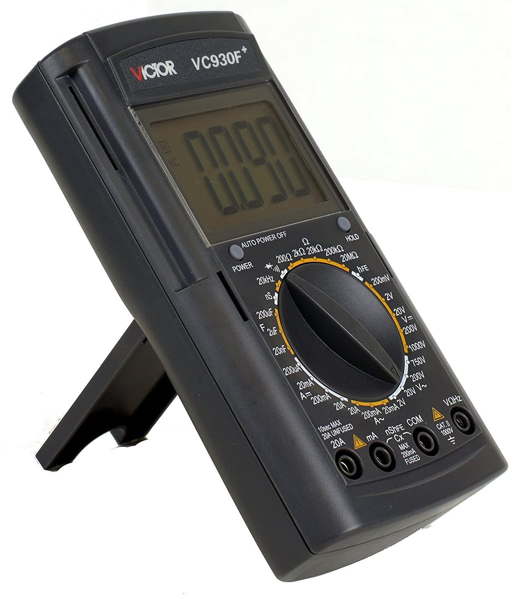 Victor 4 1/2 Digit 28-Range Digital Multimeter, VC930F – Kaito ...