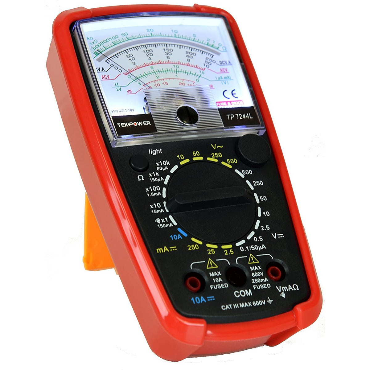 Tekpower TP7244L 7-Function 20-Range Analog Multimeter With Back Light