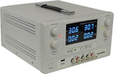 TekPower TP3005D-3M DC Power Supply Adjustable 0-30V 0-5A Dual Outputs with USB