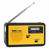 Kaito KA336 Emergency AM FM NOAA Weather Alert Radio with Solar and Crank