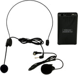 Hisonic HS596B Dual Wireless Microphone System, Deluxe Package: 2 Handheld & 2 Body Pack Transmitter with 2 Lavaliere and 2 Headset Microphones