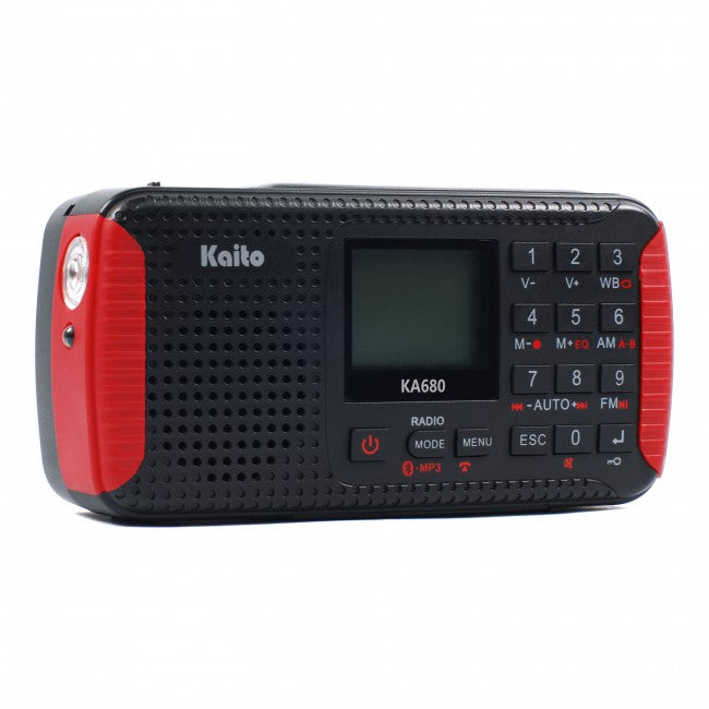 Kaito KA2031 AM/FM NOAA Wearther Radio con temporizador de alerta y  sueño/despertador