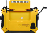 Kaito KA500 Voyager Solar Crank Emergency Weather Alert Radio with Adapter, Yellow