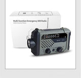 Kaito Emergency Radio XLN-290WB AM/FM NOAA Weather 5-Way Powered Solar Crank Radio Receiver with Siren, LED Flashlight, Reading Lamp & USB Mobile Phone Charger
