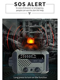 Kaito Emergency Radio XLN-290WB AM/FM NOAA Weather 5-Way Powered Solar Crank Radio Receiver with Siren, LED Flashlight, Reading Lamp & USB Mobile Phone Charger