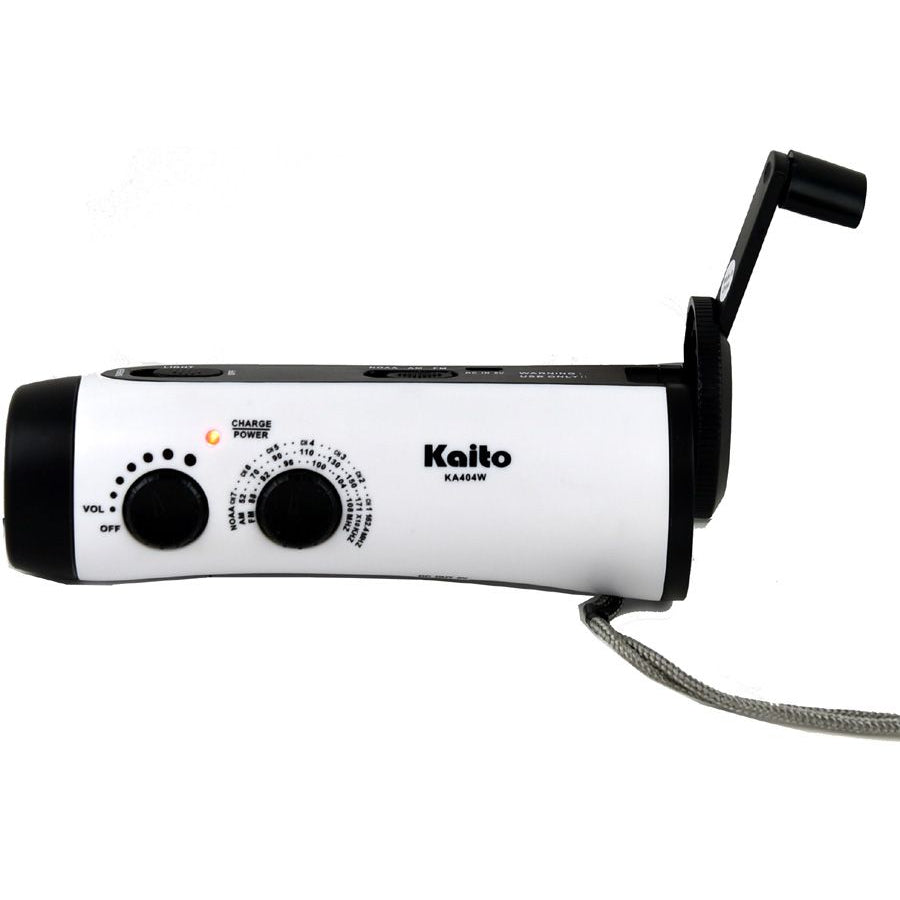 Kaito KA404W Emergency Hand Crank Dynamo 5-LED Flashlight with AM