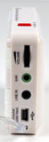 Tescun Q3 Mini Size MP3 Player, FM Radio and Voice/Radio Recorder, White