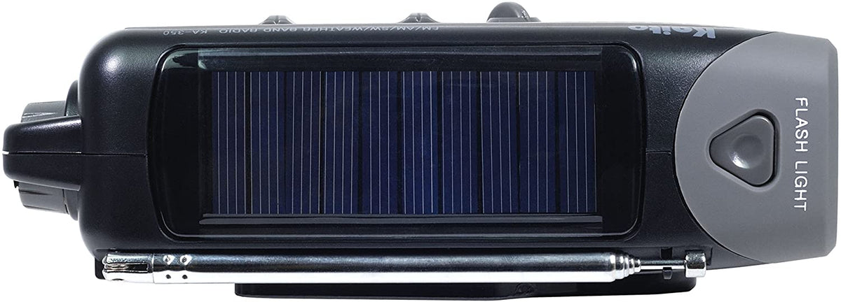 Kaito KA350 Voyager Trek Solar/Crank AM/FM/SW NOAA Weather