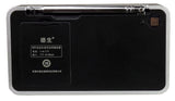 TECSUN X3 High Definition Speaker with Aluminum Case and Built in FM Radio and MP3 Player, Silver