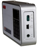 TECSUN X3 High Definition Speaker with Aluminum Case and Built in FM Radio and MP3 Player, Silver