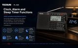Tecsun PL520 Portable AM FM Shortwave World Band Radio Receiver with SSB DSP