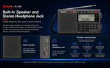 Tecsun PL520 Portable AM FM Shortwave World Band Radio Receiver with SSB DSP
