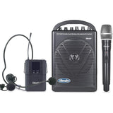 Used Hisonic HS122B Rechargeable Portable PA System with Dual Microphone