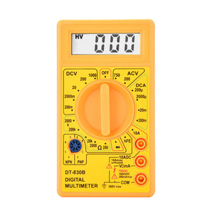 Used TekPower DT830B Mini Digital Multimeter Voltage Ampere Meter Tester