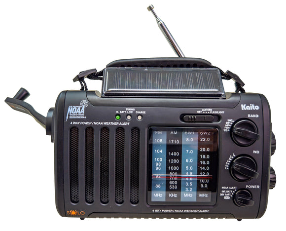 Kaito KA450 AM FM Shortwave Radio Black