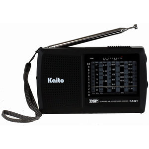 Used Kaito KA321 Pocket-Size 10-Band AM/FM Shortwave Radio with DSP