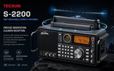 Tecsun S-2200 AM/FM/LW/SW/SSB VHF Airband DSP Radio Receiver - North American Edition