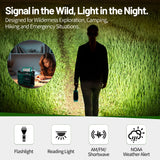 Kaito KA500 AM FM Shortwave Dynamo Solar Crank Emergency Weather Radio Transparent