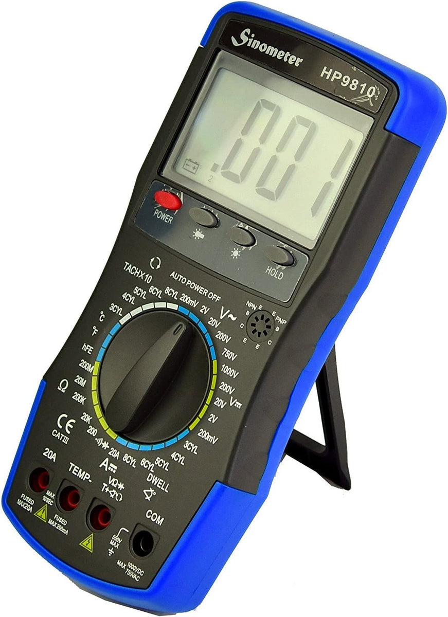 Used Sinometer HP9810 Automotive Digital Multimeter with Thermometer ...