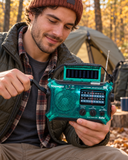 Kaito KA500 AM FM Shortwave Dynamo Solar Crank Emergency Weather Radio Transparent