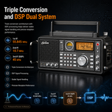 Tecsun S-2200 AM/FM/LW/SW/SSB VHF Airband DSP Radio Receiver - North American Edition