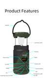 Kaito KL101 Emergency Camping Lantern & Flashlight, Hand Crank & Solar Powered, 5000mAh Rechargeable Battery, AM/FM/Weather Radio, Waterproof, SOS Alarm, USB Charging