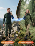 Kaito Voyager Ranger Walkie Talkies Long Range Rechargeable 2-Way Radios for Adults with NOAA Weather Alerts, Flashlight & USB Charging Outdoor Communication for Camping, Hiking & Emergencies (2-Pack)