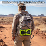 Kaito Voyager X Emergency Radio with NOAA Weather Alert AM/FM/Shortwave Solar & Hand Crank Power Wireless Charging SOS Alarm, LED Flashlight & Reading Lamp Survival & Preparedness Gear
