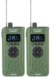 Kaito Voyager Ranger Walkie Talkies Long Range Rechargeable 2-Way Radios for Adults with NOAA Weather Alerts, Flashlight & USB Charging Outdoor Communication for Camping, Hiking & Emergencies (2-Pack)