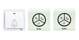 Kaito AG102N-2 Battery Free Wireless Doorbell with 2 chime unit and 1 Trigger