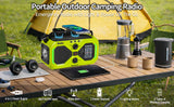 Kaito Voyager X Emergency Radio with NOAA Weather Alert AM/FM/Shortwave Solar & Hand Crank Power Wireless Charging SOS Alarm, LED Flashlight & Reading Lamp Survival & Preparedness Gear