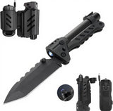 Kaito Voyager Survivor 3” Survival Knife with Crank Dynamo Arc Ignition Fire Starter Waterproof Handle Multi-Tool Design for Camping Emergency Self-Defense