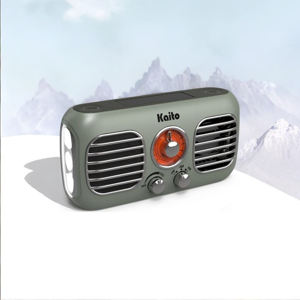 Kaito KA777 AM FM NOAA Weather Emergency Radio with Fan and