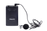 Hisonic HS468HL VHF Dual Channel Wireless PA system with MP3 Player, FM Radio, Black