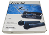 Hisonic ATW-R300 VHF Wireless Microphone System with Dual Handheld Microphones