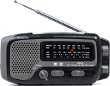 Used Kaito KA350 Solar Crank AM FM Shortwave Weather Radio with Alert